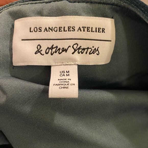 Velvet maxi dress with rhinestone sleeves from the & Other Stories. - Picture 8 of 8